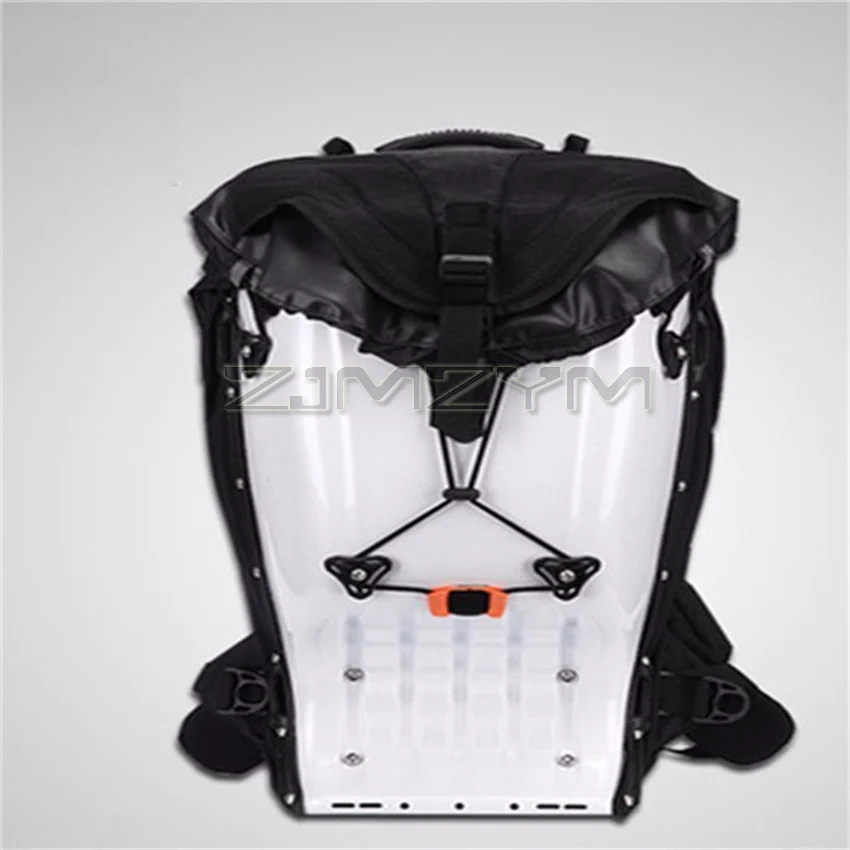 Motorcycle Racing Helmet Bag Men's Riding Waterproof Protective Drop Backpack Travel Hard Shell Luggage ABS Tank Bags 25L