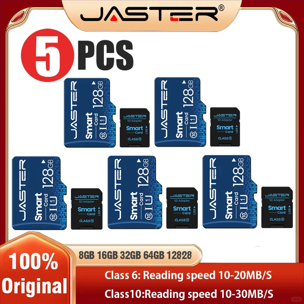 5 Teile/los TF SD Karte Class10 Speicher 32GB 64GB 128GB High Speed Schreiben Super Kompatibilität Telefon kamera Meomory Karte für Telefon