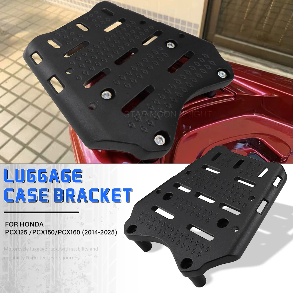 

Rear Luggage Rack Bracket Motorcycle Tail Case Bracket Extender Carrier Suitcase Brackets For Honda PCX125 150 160 2014-2025