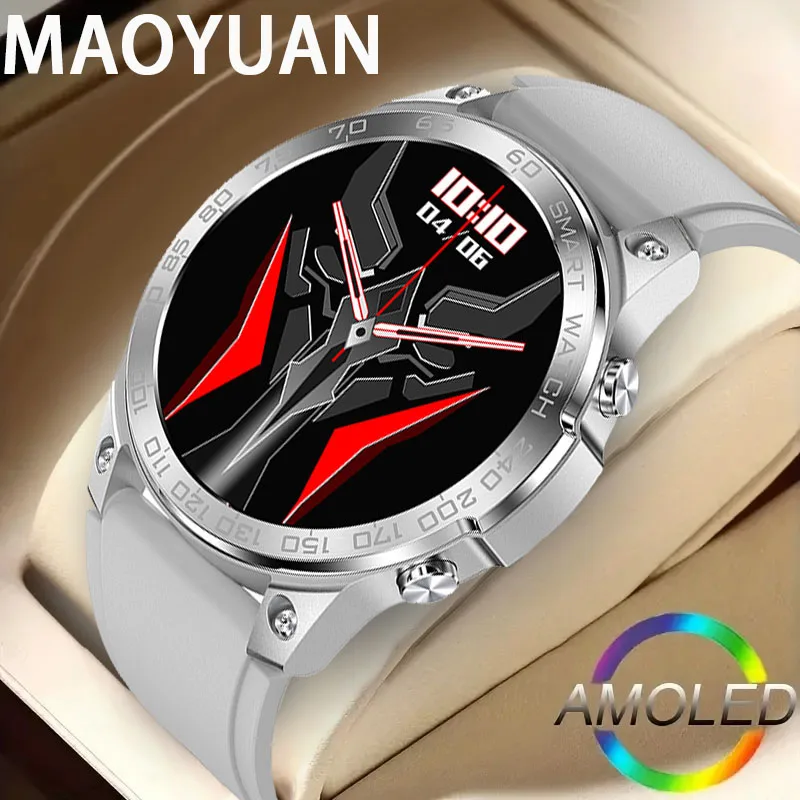 MAOYUAN Smart Watch 1.43-inch AMOLED high-definition large screen Bluetooth call 400mAh battery sports and fitness tracker watch