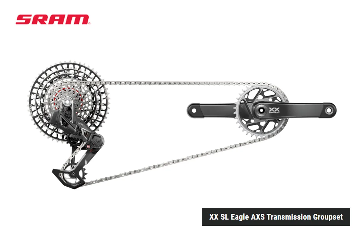 SRAM NEW TRANSMISSION  XX SL Eagle AXS Transmission Groupset MTB & Road bicycle acesssories cycling