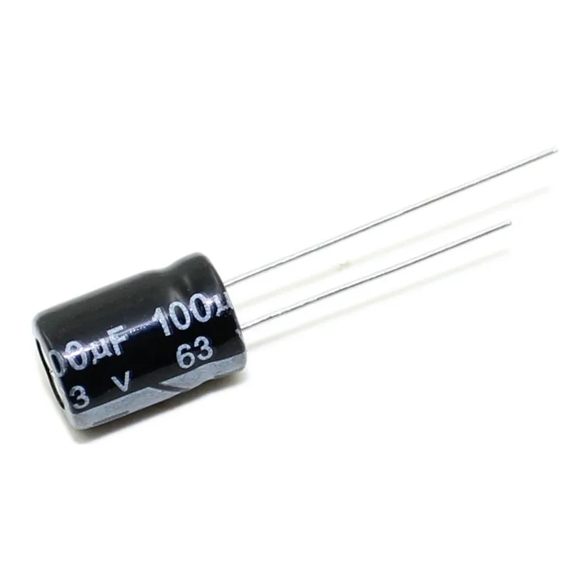 63v 100uf 100uf 63v   Electrolytic Capacitors Size:  8*12 best quality