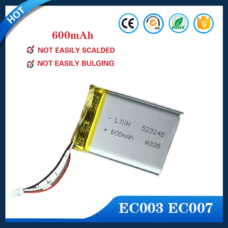 EC003 EC007 New Durable Battery For iPod Mini M9801 M9802 M9804 M9805 M9806 M9807 W065 A1051 1st 2nd Gen 4GB MP3 MP4 Player