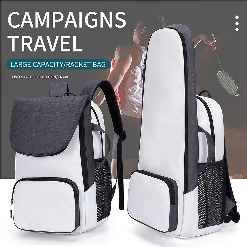 Tennis Bag Backpack, 2 Rackets Pickleball Bag With Shoe Compartment to Hold Tennis Racket, Pickleball Paddles, Badminton Racquet