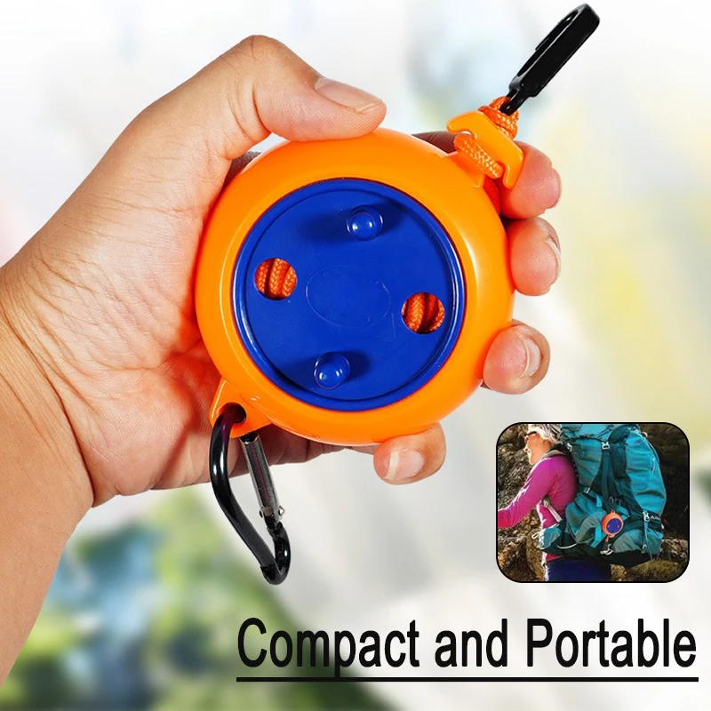 

TRALOW Portable Retractable Clothesline Windproof Washing Drying Rope for Outdoor Camping Travel Home Hotel Laundry Accessories