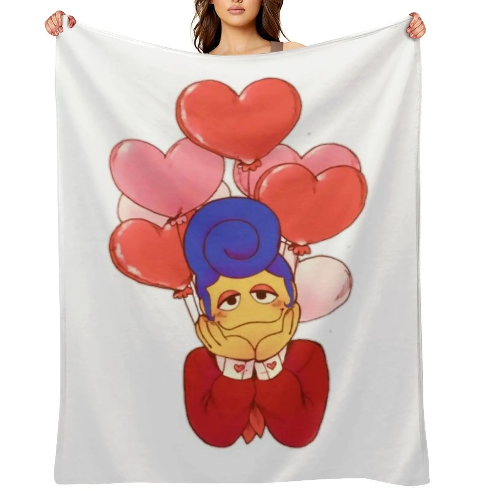 

Wally Darling \t \t Throw Blanket blankets and throws Flannel Fabric halloween Hair Blankets