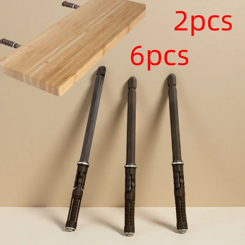 2/6pcs wall mounted adjustable bracket, suitable for furniture, tables and other panel brackets, indoor and outdoor accessories