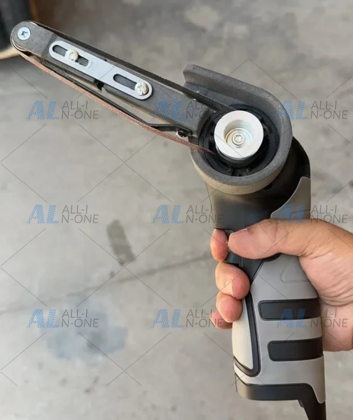 Electric Mini Sander Sand Machine Pipe Sander Polisher Belt Grinder 6500RPM Variable Speed for Wood Metal Plastic