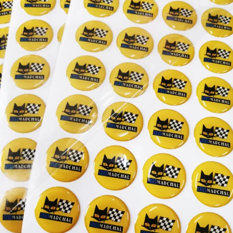 

Индивидуальная прочная клейкая печать логотипа компании, водонепроницаемые прозрачные наклейки, купольные 3D-этикетки из эпоксидной смолы