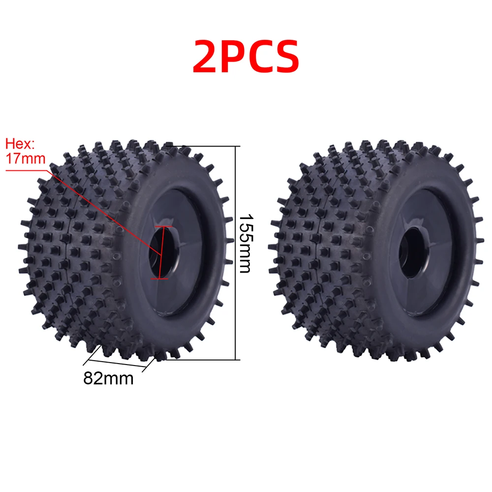 170MM 155MM 150MM Band Weel Monster Truck Banden Wielen 17mm Hub Hex voor 1/8 RC Auto HSP HPI Redcat Traxxas Trx4