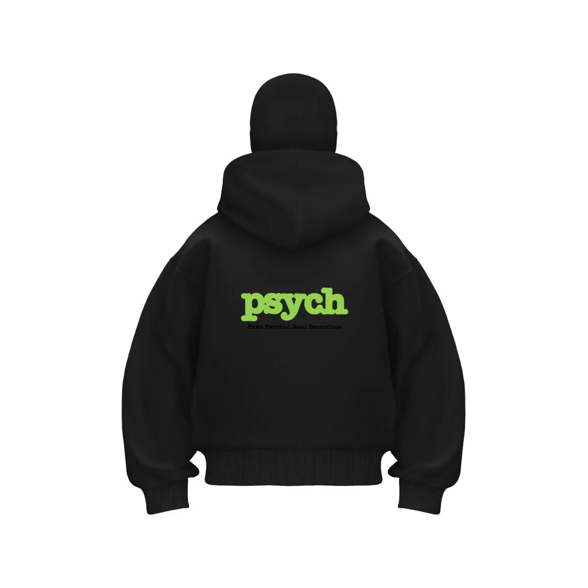 

Psych TV Show Logo Мужская уличная теплая Балаклава с капюшоном на молнии Зимняя повседневная толстовка
