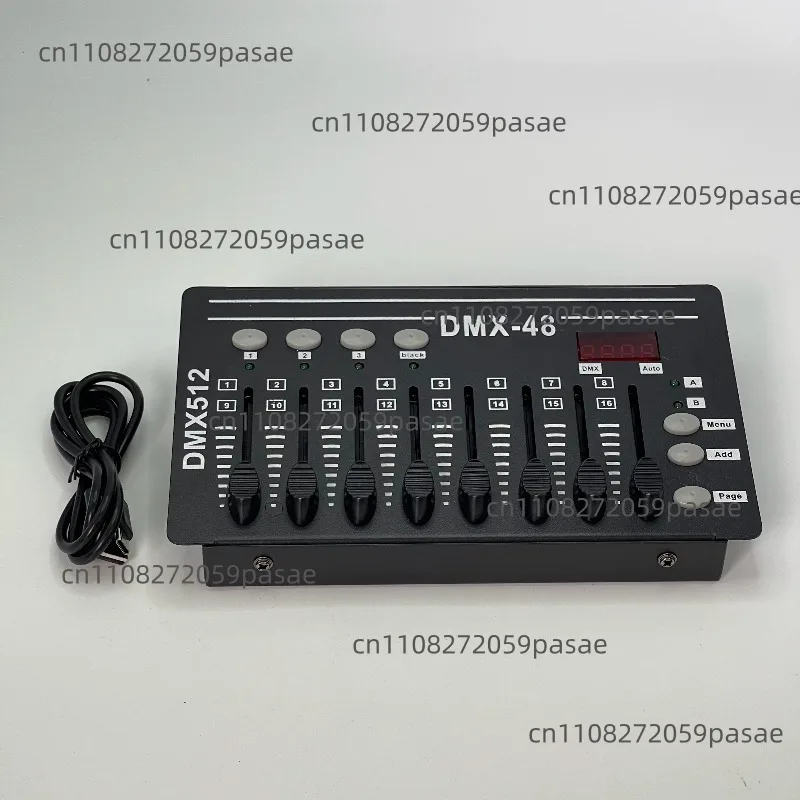 

Профессиональный контроллер DMX-48 для сценического освещения, компактный и портативный, DMX-512