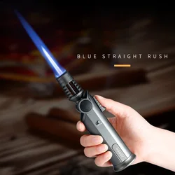 JOBON High Temperature Torch Lighter  Rotate The Nozzle At Any Angle Ignition Lock Fire Design Inflatable Lighter Camping Tool