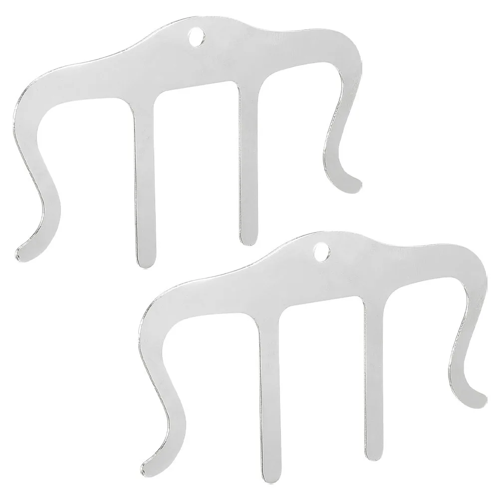 

2Pcs Metal Sheet Music Book Clips Durable Trumpet Music Holders Flip Folder Marching Band Trumpet Lyre Replacement