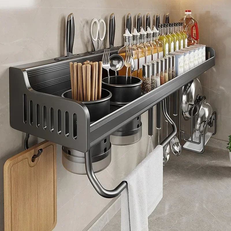Storage Rack Multifunctional Kitchen Ample Storage Easy Assembly Sturdy Durable Stable Construction Heavy Duty Space Saving