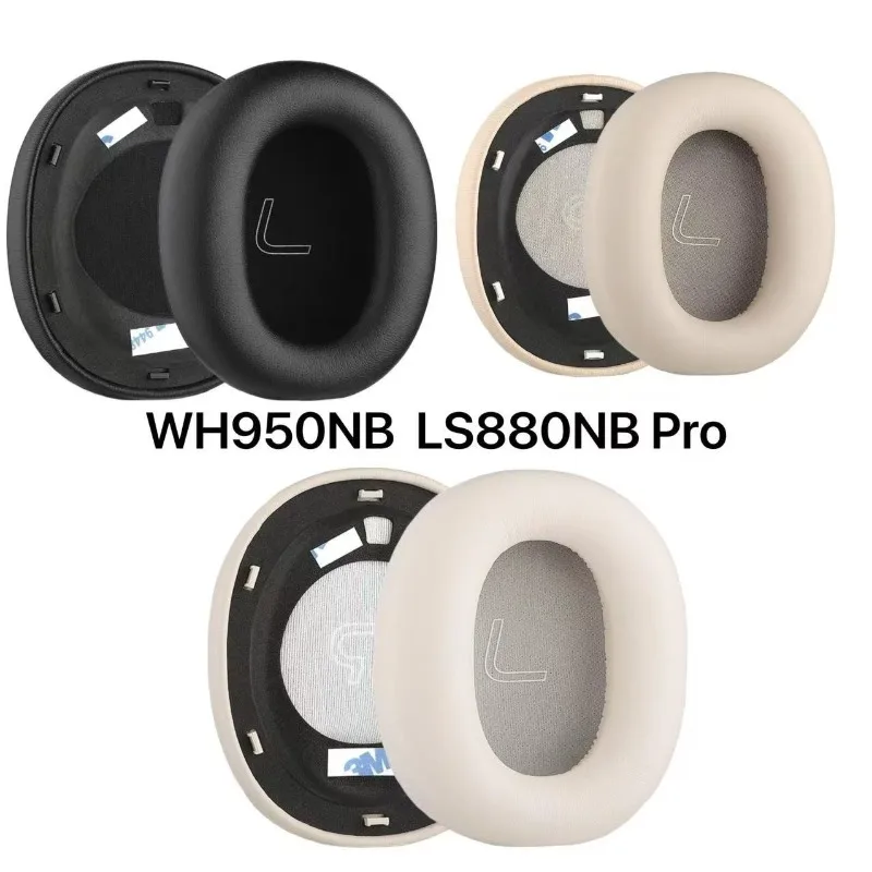 Suitable for Edifier LS880NB Pro WH950NB Headphone Earmuffs, Sponge Ear Pads Head Beam Protective Cover Replace Accessories