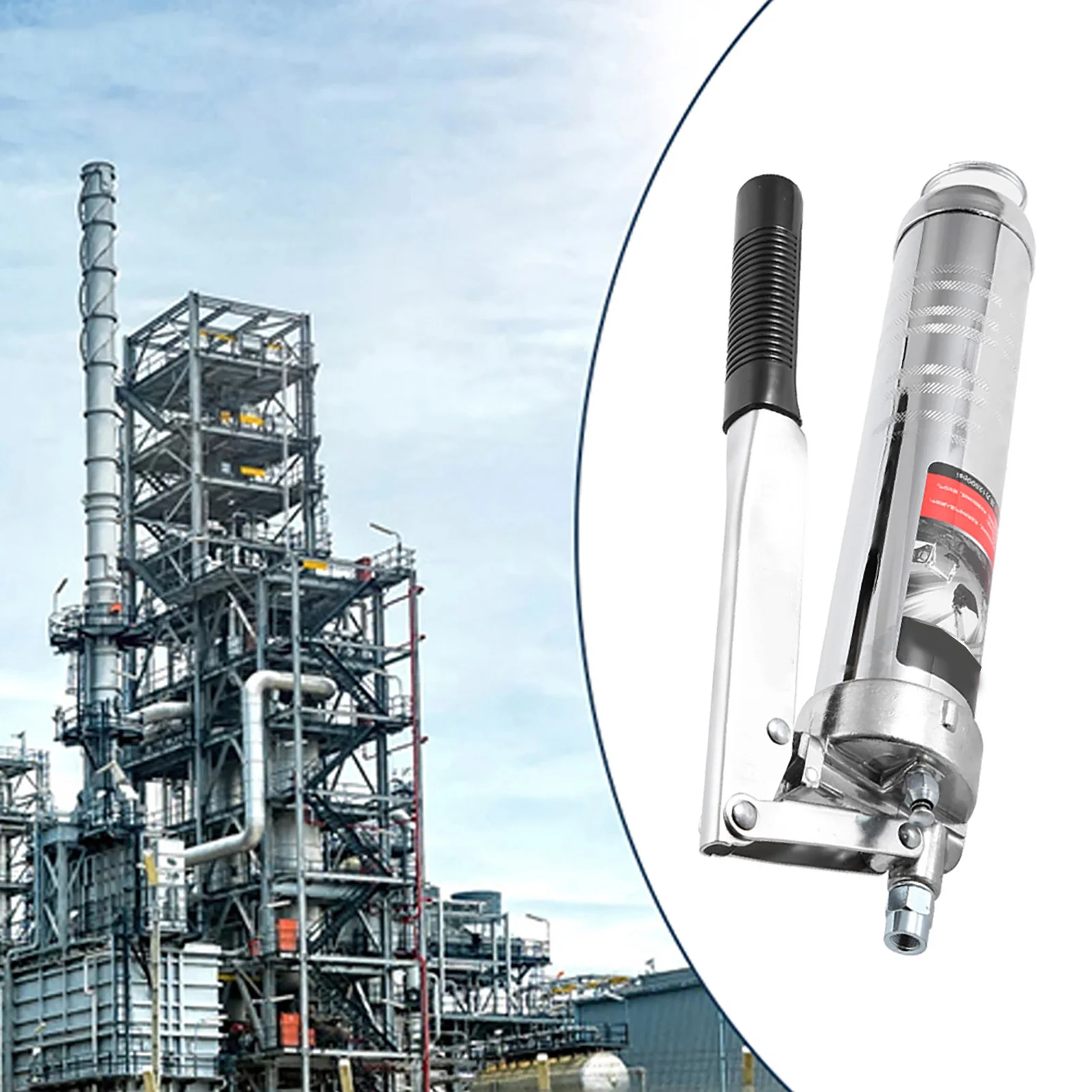 

400CC High Pressure Air Grease Gun Pneumatic Greaser Cartridge Greasing Manual Tool Air Grease Gun Pneumatic Grease Gun Greaser
