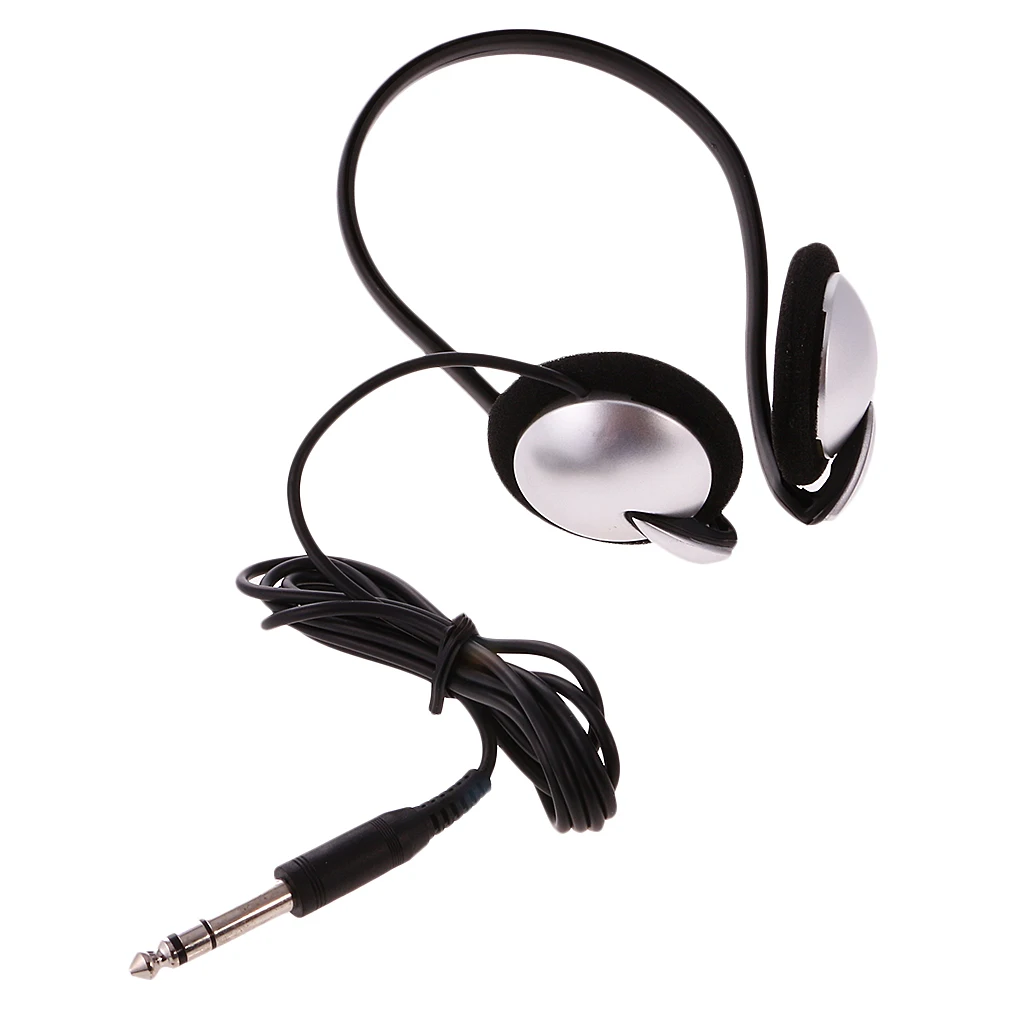 1.5m Cable 6.3mm Connecting interface Headset for Electric Piano/Electronic Organ