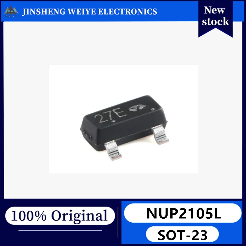 (100/500 pieces) Original NUP2105L 27E SOT-23 Dual-Wire CAN Bus Protector Bidirectional Voltage Suppressor Chip Brand New