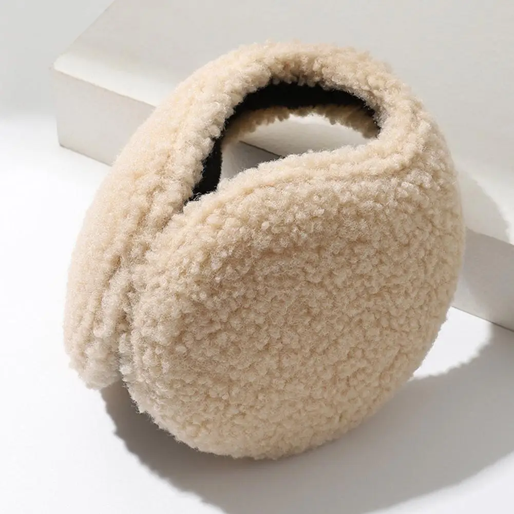 Men Winter Earmuffs, Soft Plush Ear Warmer Windproof Ear Cap for Cycling, Cold Protection Earflaps for Skiing Outdoor Sports