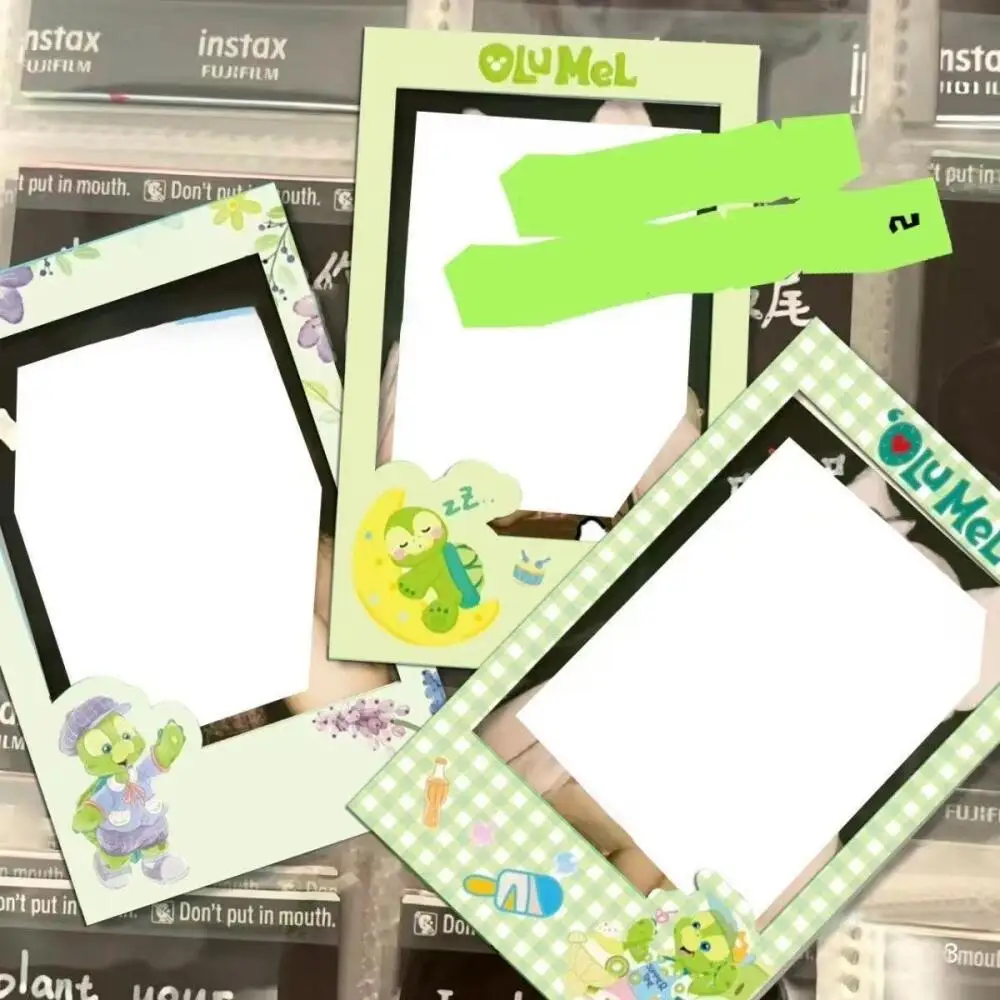 

10 шт., наклейка с фото-камерой Disney Olu Mel, мгновенная камера, фото, маленькая открытка, украшение для ноутбука, уплотнительная паста, подарок на день рождения для девочек