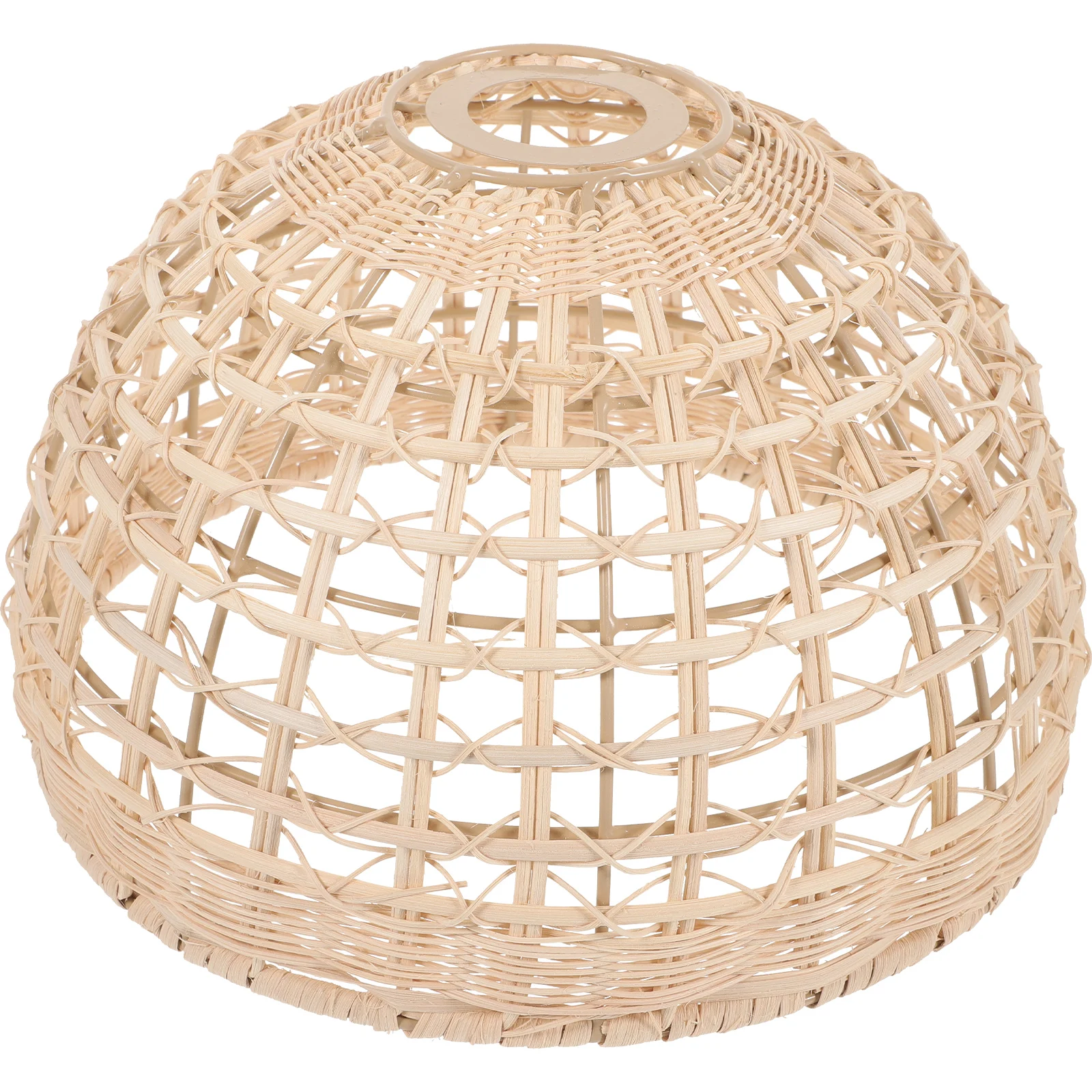 

Lampshade Chandelier Simulation Rattan Woven Light Shade Home Bedroom Restaurant Hotel Decorative Lighting Cover
