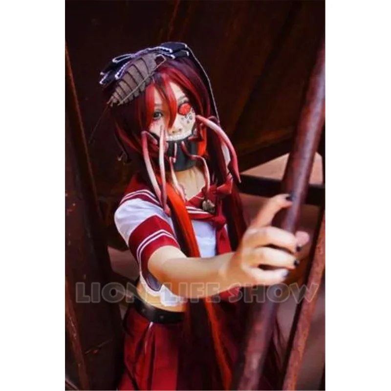 Karune miku Calcium Bacterial Contamination Uniform Cosplay Costume image 5