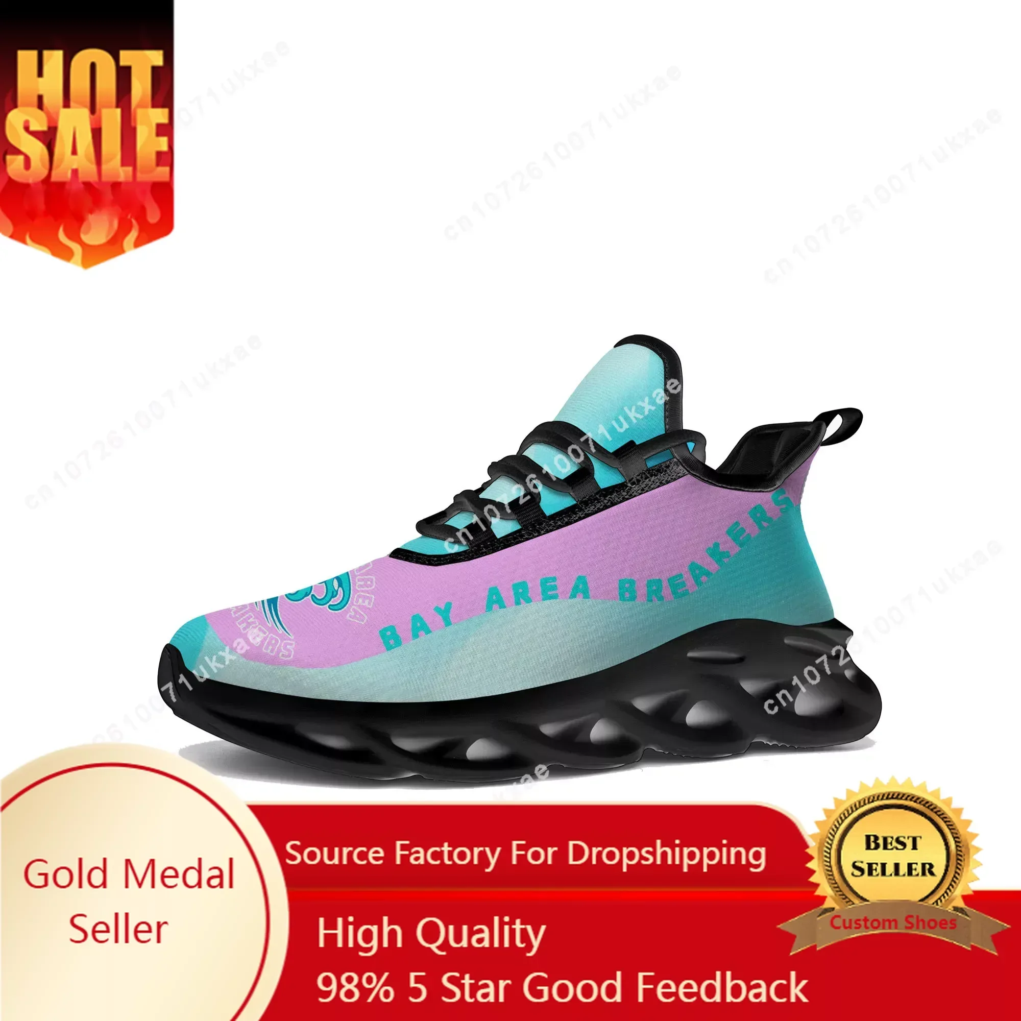 BAY AREA BREAKERS pickleball Flats Sneakers Mens Womens Sports Running Shoes High Quality DIY Sneaker customization Shoe