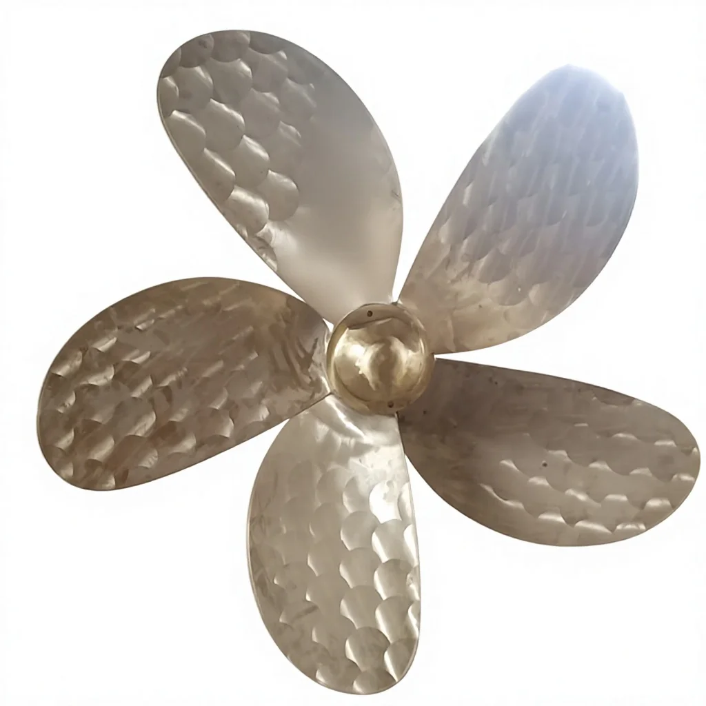 New bronze CU1 Cu3 three-blade and four-blade cast propellers, suitable for yacht or ship stern shafts and propeller shafts