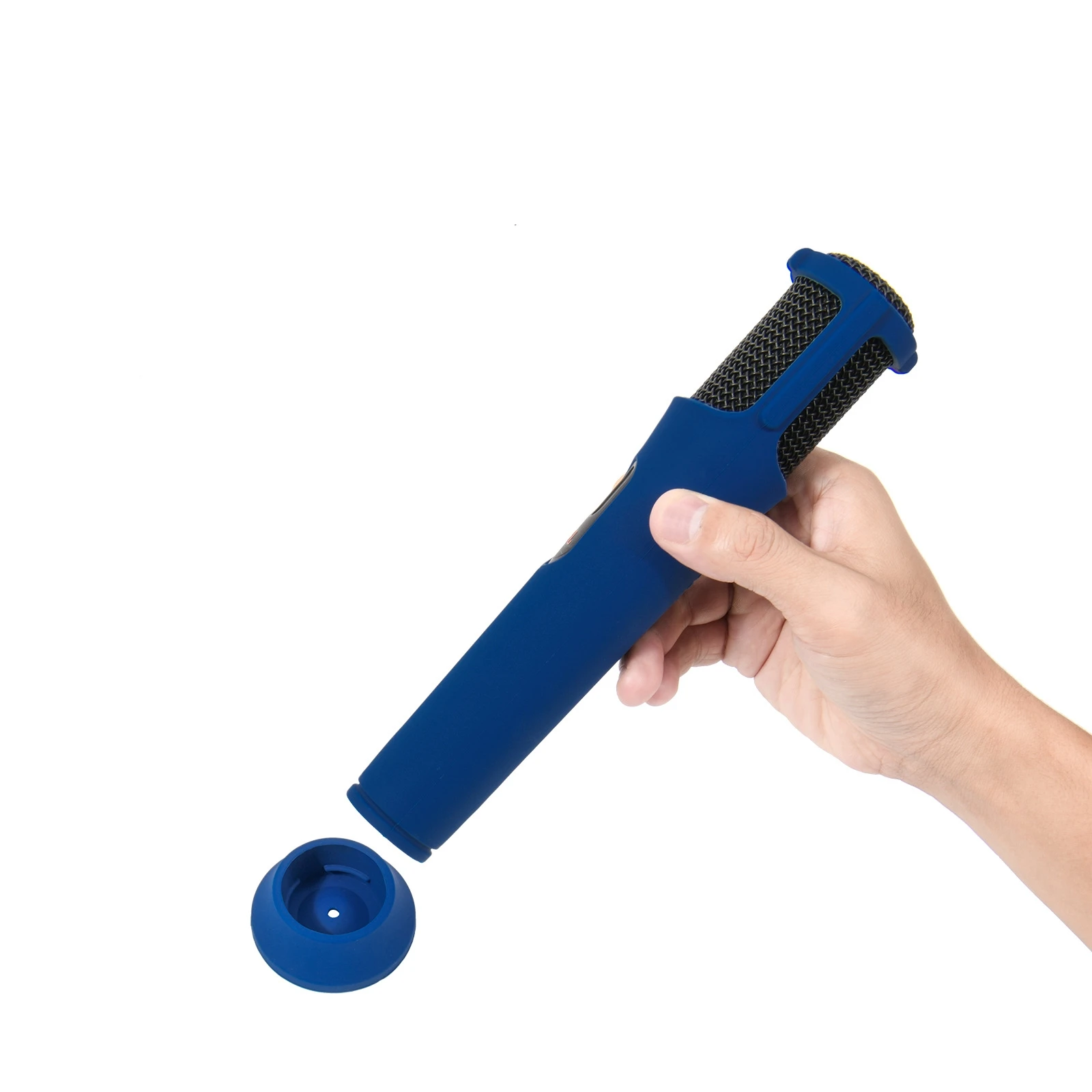 

​for JBL PartyBox Wireless Mic Silicone Case with Base Blue Green Pink PartyBox Wireless Mic Microphone Case