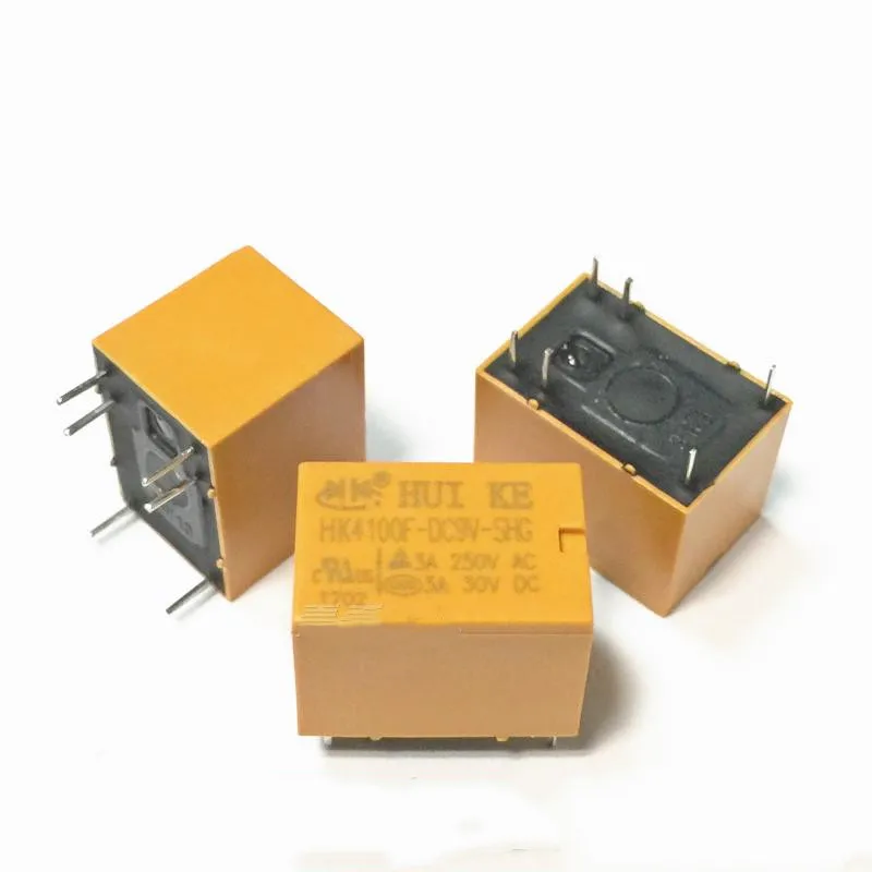 5PCS HK4100F-DC3V-SHG HK4100F-DC5V-SHG HK4100F-DC09V-SHG HK4100F-DC12V-SHG HK4100F-DC24V-SHG DIP6รีเลย์ใหม่เอี่ยมเดิม