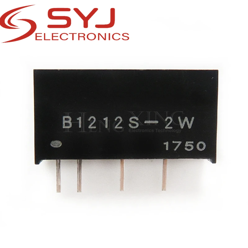 1 Buah B1212S-2W Modul Catu Daya Sakelar Dc-dc12V Ke 12V Chip Catu Daya Terisolasi SIP-4