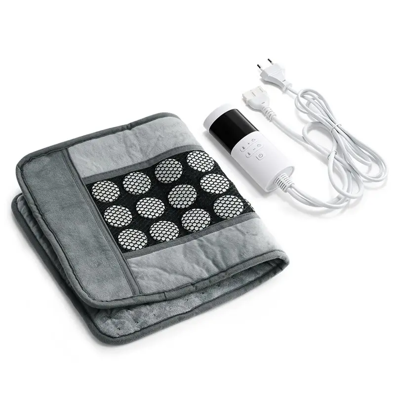 WORTHOWN-EU Plug Electric Heating Pad Heat Mat 9 Temperature Levels 4 Modes Timer Body Warming Mat For Abdomen Hands Thermal The