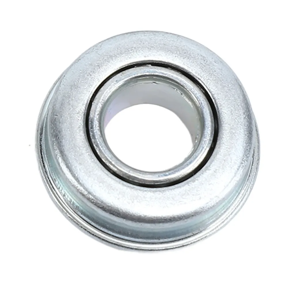 4PCS Silver Lawn Mower Bearings Heavy Duty Steel Material Mower Shaft Bearings All Wheel Drive Compact