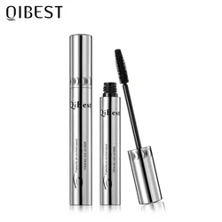 QIBEST 4D Black Mascara Waterproof Curling Lengthening Eyelash Rimel Mascara Thick Women Professional Makeup Silk Fiber Mascara