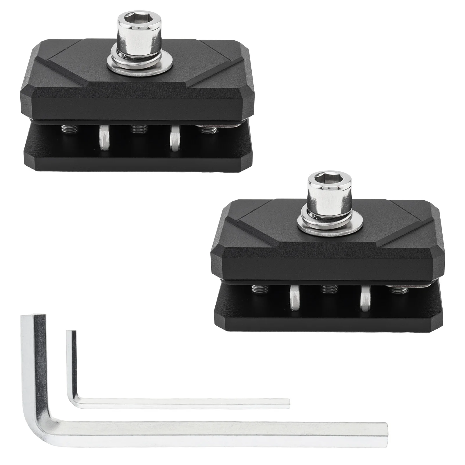 2pcs Universal Engine Hood LED Light Bar Mount Bracket for Car Truck Off-Road SUV M8 Spotlight Fog Light Bracket Clamp
