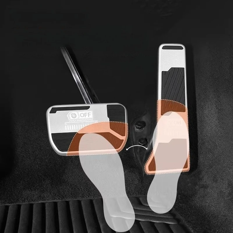 Für XPENG G9 Brems- und Gaspedal, Innenraum-Modifikation, Rutschfeste Fußpedale, Auto-Dekoration, Zubehör und Werkzeuge