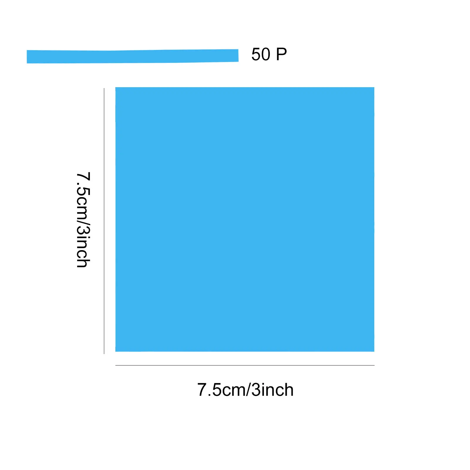 Transparent Sticky Notes Colorful Transparent Sticky Notes Clear Self-Sticky Annotation Clear Reusable Sticky Note For Books