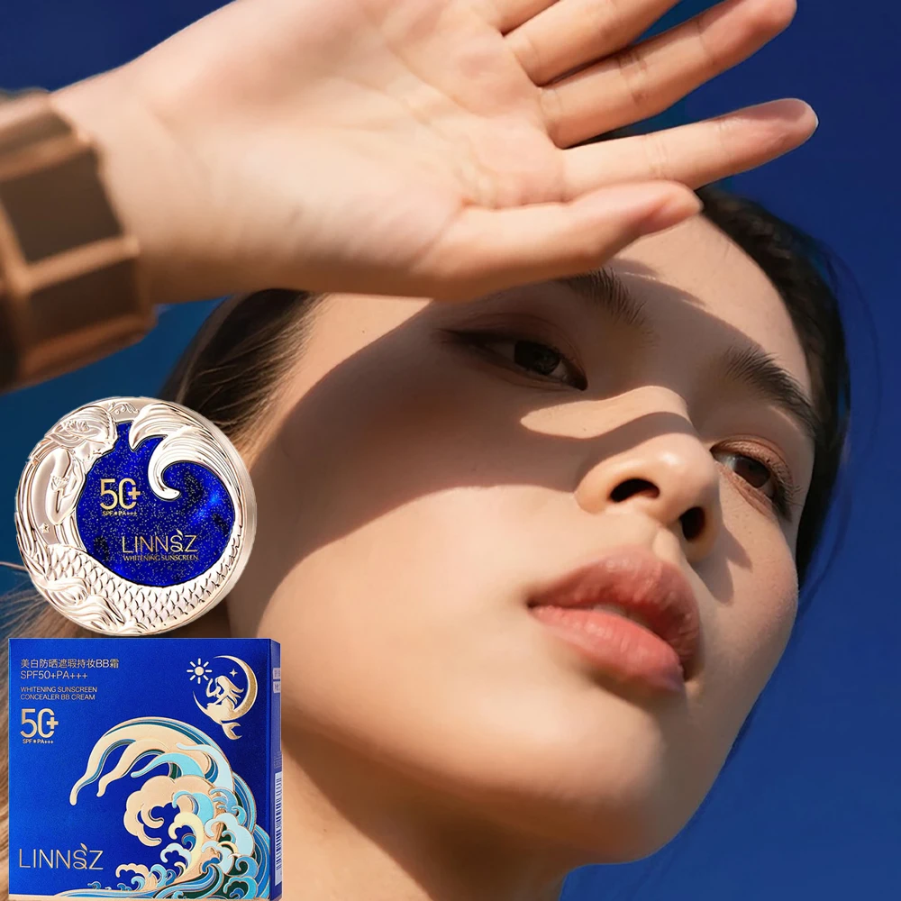 

SPF50 + солнцезащитный крем, осветляющий консилер для кожи, освежающая нежирная основа для макияжа, солнцезащитный крем, стойкая косметика для макияжа, CC-крем