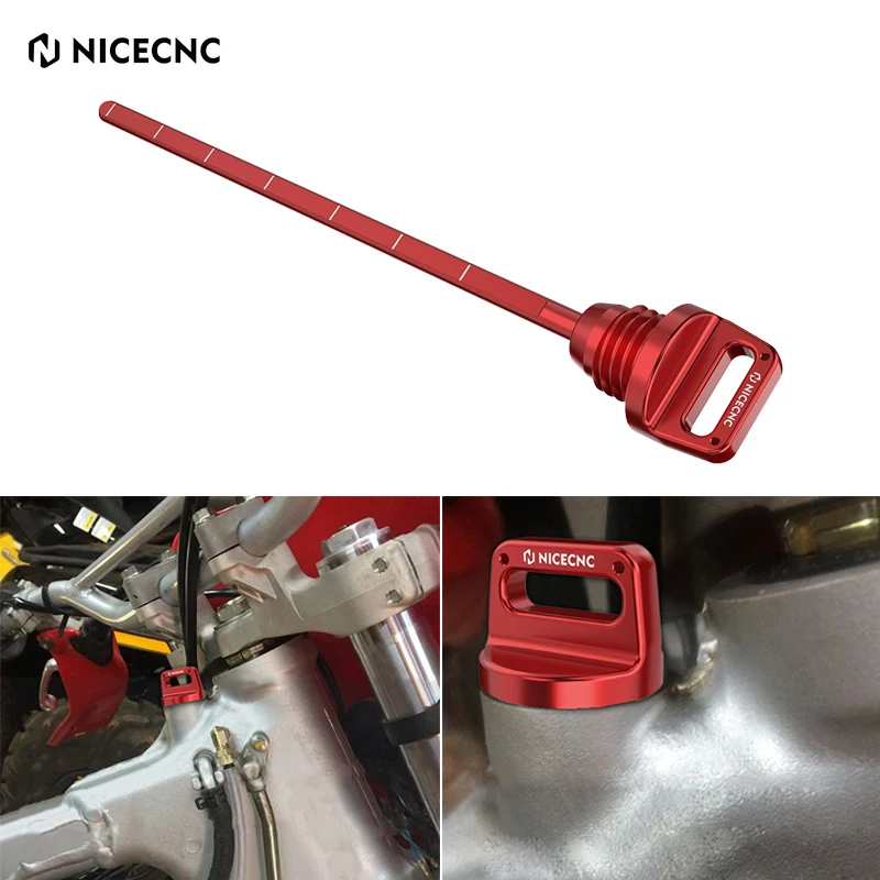 

NICECNC Motorcycle Aluminum Engine Oil Dipstick Stick Plug For Honda XR650R XR 650R 2000-2007 2006 2005 2004 2003 2002 2001