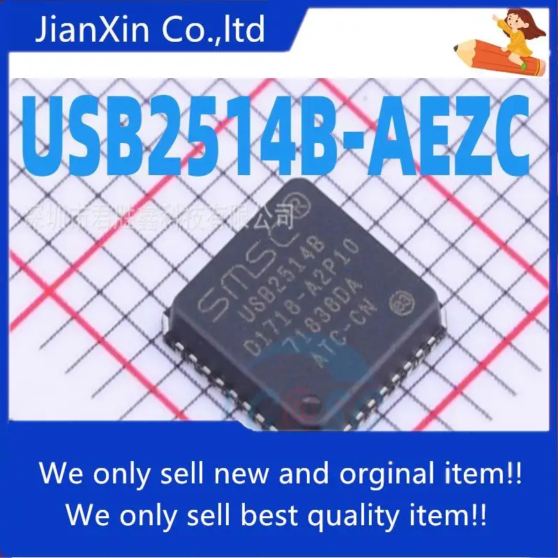 

10pcs 100% orginal new USB2514B USB2514B-AEZC QFN36