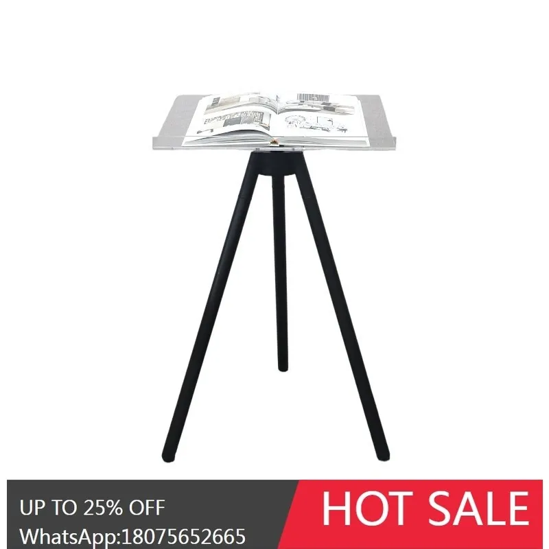 HLZ Modern Minimalist Creative Rack Magazine Album Display Rack Floor Triangle Book Display Bracket Decorations