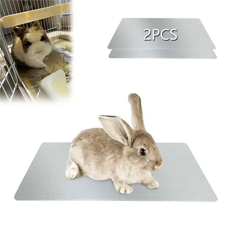 NEW HOT In Stock-Ice Bed 2PCS For Cooling Pad, For Bunny, Hamster Cooling Pad Pet Cooling Mat, Bite Resistance Pet