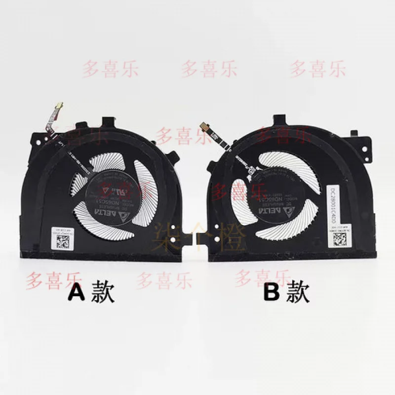 

QQ Original for Dell 0HMK2Y 06YFM8 ND65C51 24C20 24C19 DC28001C4D0 COOLING FAN R+L