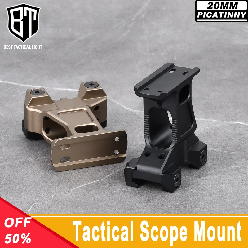 Tactical Metal Fast Scope Sight Lerna Mount Kit Elevated Base Hunting Optic Mounts Fit 20mm Picatinny Rail Weapon Accessories