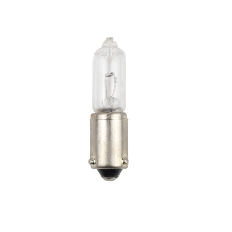 2Pcs H21w Halogen Bulb Standby Lamp Fog Light Car Light Flat Foot Tilt Foot White Light 12V 1.9A 250LM