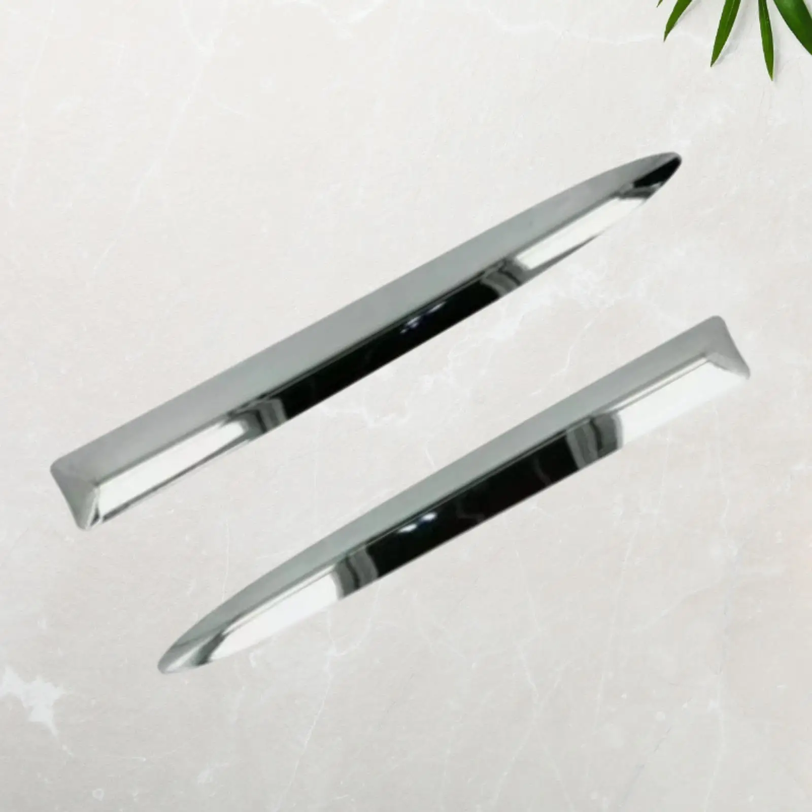 

735455041 Compatible Replacement Car Front Bumper Upper Chrome Trim Front Bumper Upper Chrome Trim Strip for Fiat 500 07-15