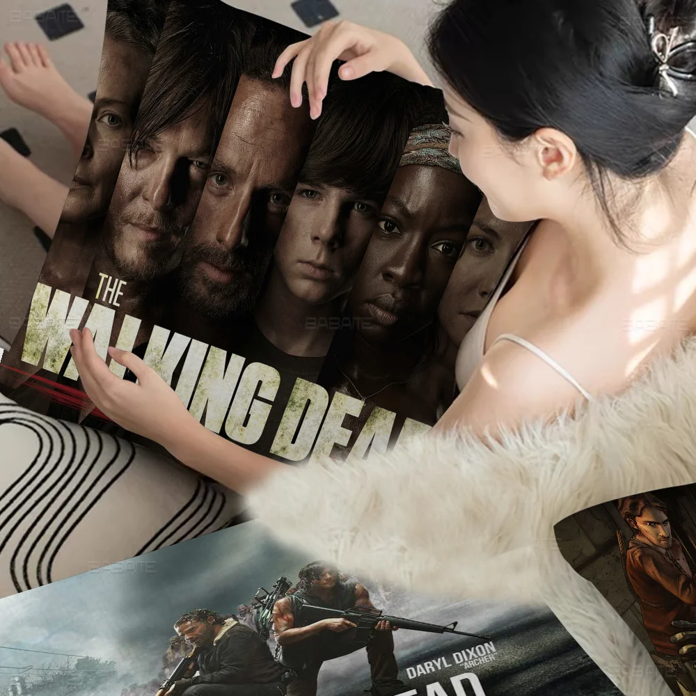 

The Walking Dead Pillowcase Toon Gift Cushion Cover Bedroom Home Sofa Chair Seat Decor Pillow Case