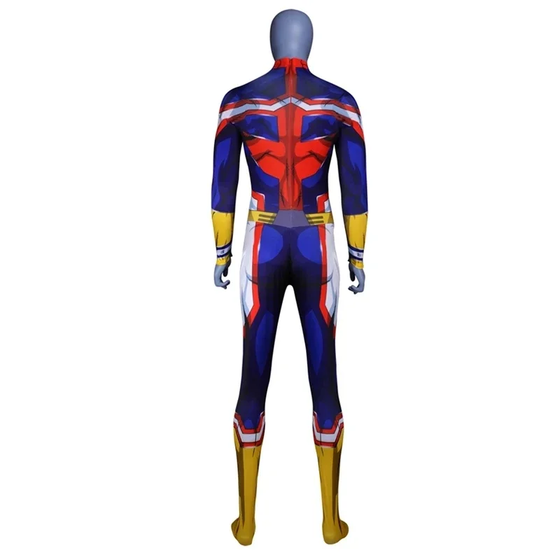 All Might przebranie na karnawał Boku no Hero Academy chłopcy mężczyzna mężczyzna kostium superbohatera Halloween body dorośli dzieci Zentai