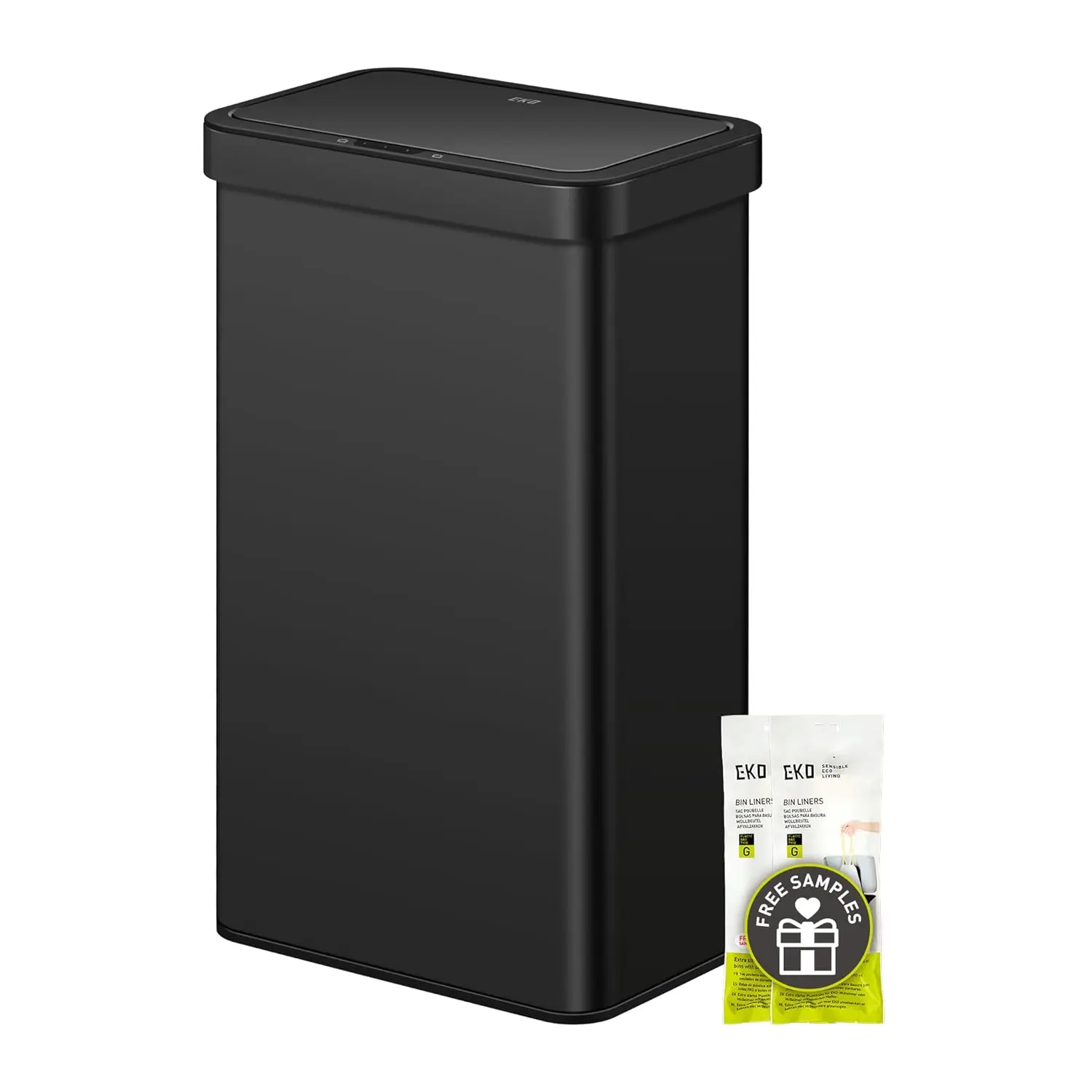 

80L Stainless Steel Motion Sensor Trash Can Touchless Rectangular Kitchen Office Garbage Bin, Custom